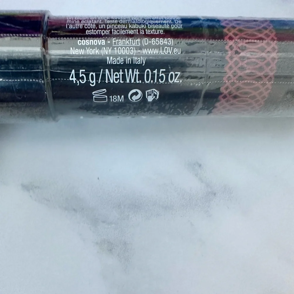 L.O.V Blush Liaison Dewy Gel Blush Stick in Alluring Peach New! - Picture 4 of 6